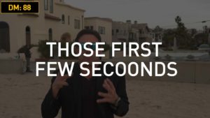 Daily Motivation: Those First Few Seconds